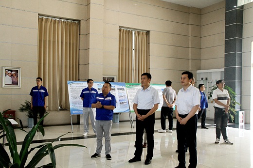 市領導來六國化工調研發(fā)展新質生產力工作