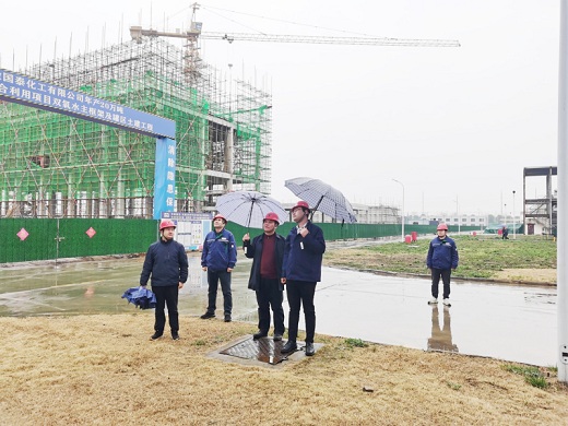 集團公司領(lǐng)導到國泰化工調(diào)研工作