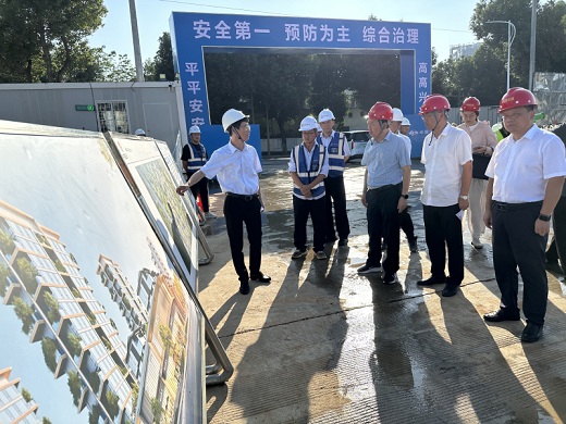 市領(lǐng)導(dǎo)調(diào)研弘宇地產(chǎn)“江山序”項目