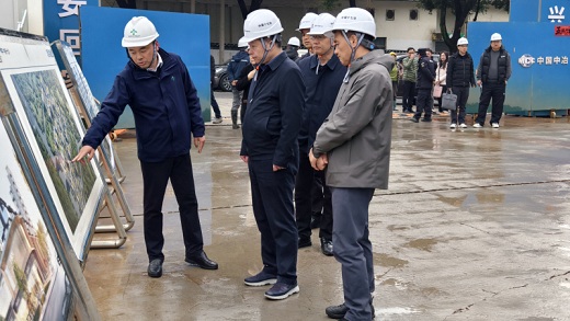 市領導調(diào)研弘宇房地產(chǎn)項目